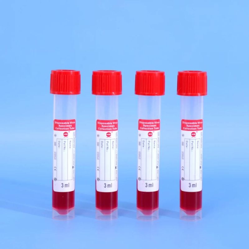 Virus Specimen Sampling Test Swab Tube Collection Universal Viral Transport Media Virus Specimen Collection Tube