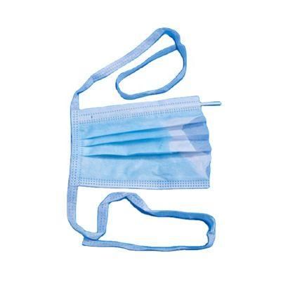 3ply Non Woven Disposable Face Mask with Tie on