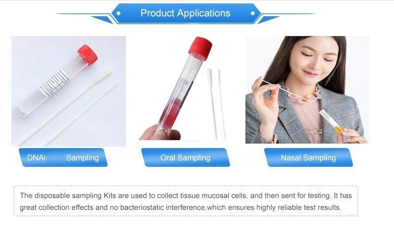 Viral Sample Connecting Tube Virus Sampling Tube with Nasal Swab