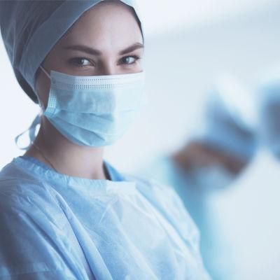 Factory Direct Wholesale CE Approved En14683 Type II Surgical Face Mask Logo Customized Printing Disposable Medical Face Mask