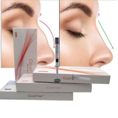 Fine/Derm/Deep 1ml 2ml Cross Linked Ha Injectable Hyaluronic Acid Dermal Filler for Nose