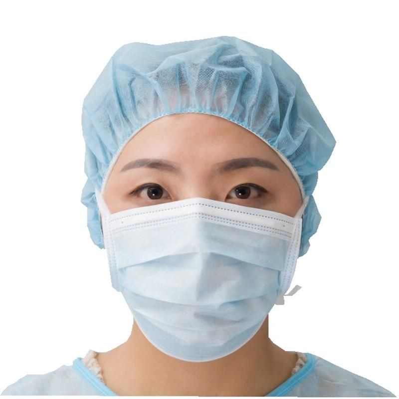 Non-Woven 3 Ply Surgical Mask Disposable Surgical Face Mask with Tie on