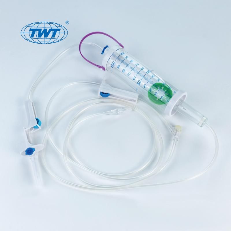 Medical Disposable Burette IV Infusion Set Sterile Burette Type Infusion Set for Single Use