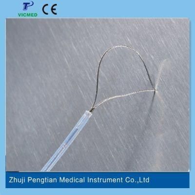 Single Use Polypectomy Snare Crescent Shape with Ce Marked