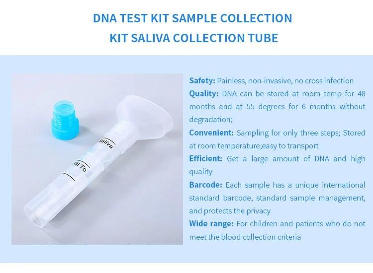 Popular DNA Testing Saliva Collection Viral Transport Tube