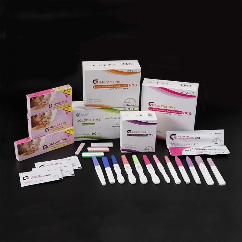 CE&ISO Approved Home Kit Rapid Test HCG Pregnancy Test Kit Cassette