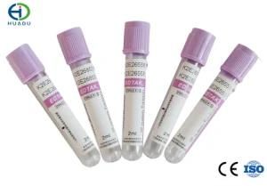 Disposable Purple Cap Vacuum Blood Collection Tube EDTA K2/K3 Blood Collection Tube CE/ISO Certification