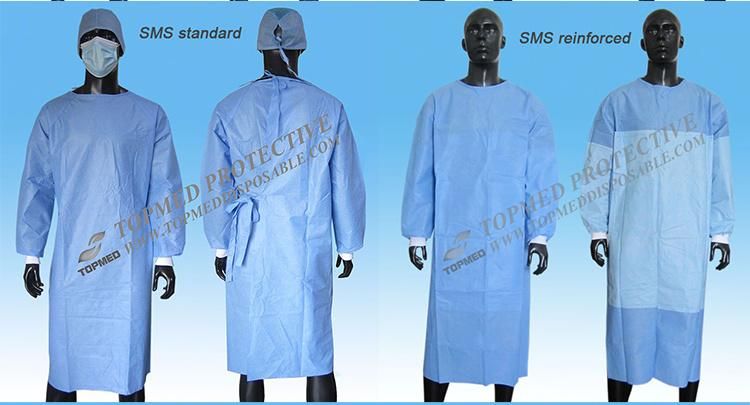 Isolation Gown Hospital Medical Patient Gown Disposable Surgical Gown