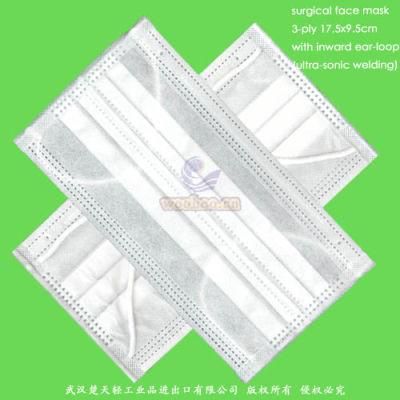 Disposable Nonwoven PP Headloop/Medical Face Mask with Earloop