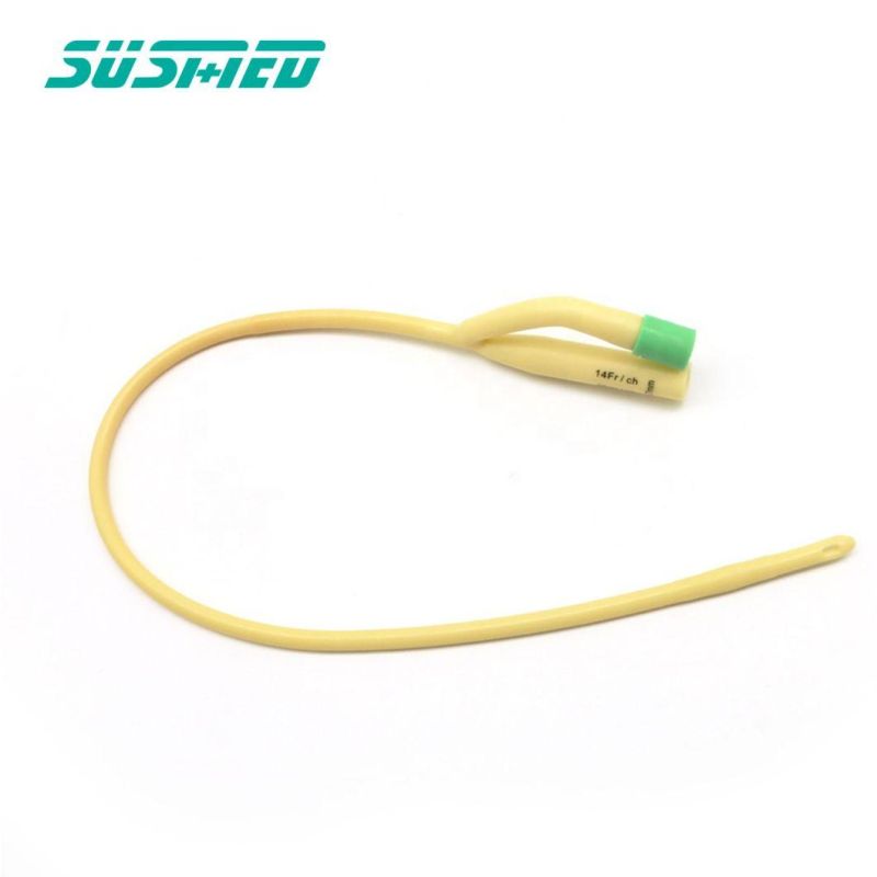 Medical Disposable Latex Foley Catheter/Urinary Catheter with Different Sizes