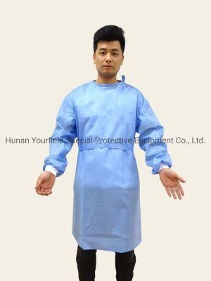 Hot Selling Disposable Non Woven Gown for Hospital Surgical