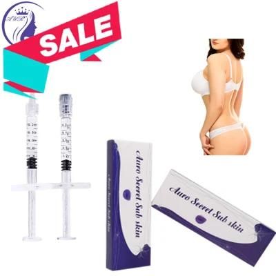 10ml Ha Syringe Injectable Hyaluronic Acid Dermal Filler Lips Knee Injection for Buttock