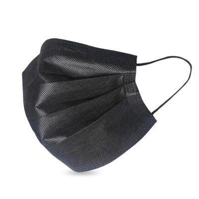 Face Mask Factory Supplier En14683 Medical Protective Elastic Disposable Masker Mascarillas Surgical Mask Black