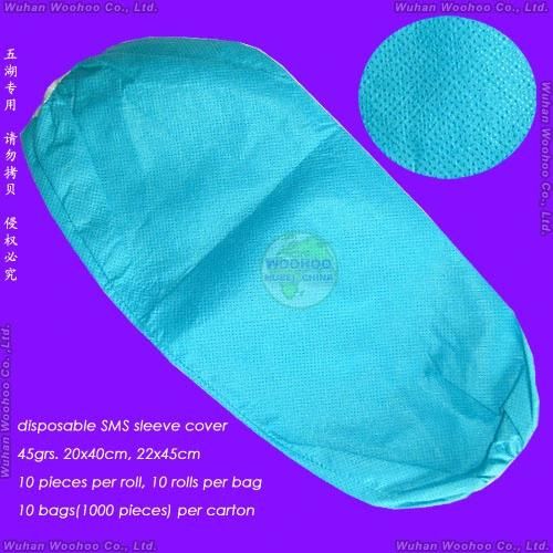 Waterproof Protective Medical/Surgical/CPE/SMS/PP/Nonwoven/Plastic Disposable PE Oversleeves for Household Cleaning/Clean-Room/Food Processing/Industry/Service