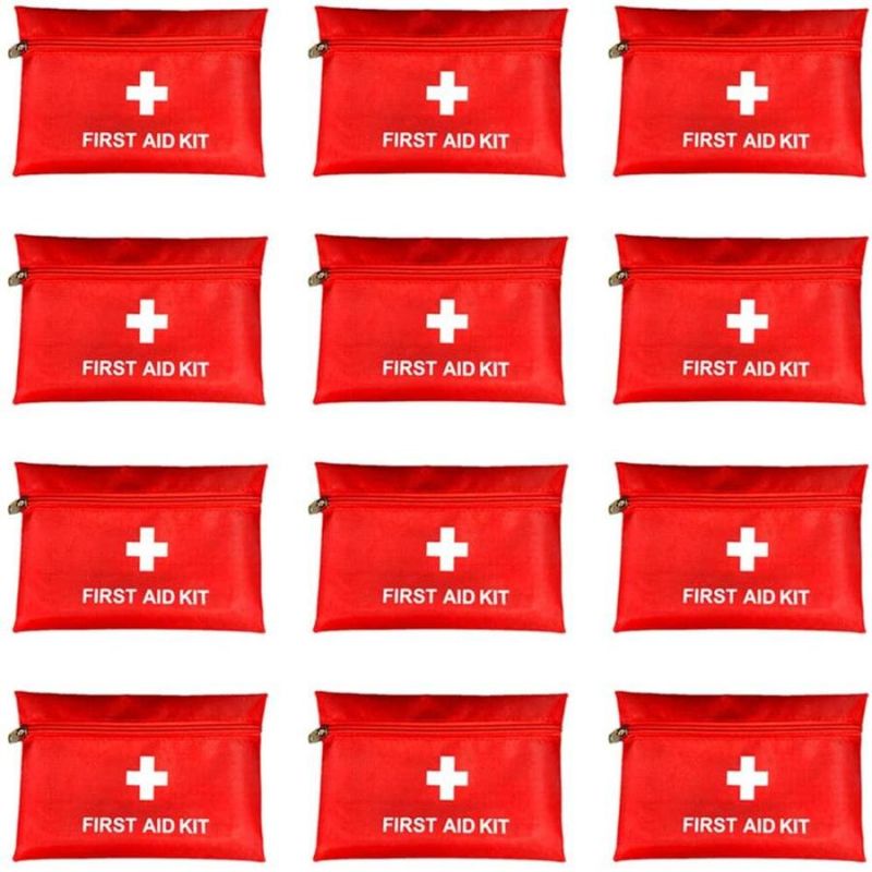 Good Selling Outdoor First Aid Kit Portable Empty Small Emergency Bag Survival with Dual Zippers