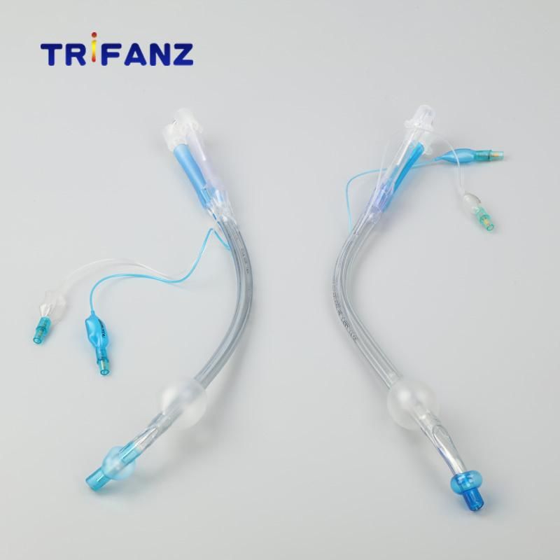 High Quality Double Lumen Endobronchial Tube Endotracheal Tube 26fr-41fr Left or Right Medical Supply