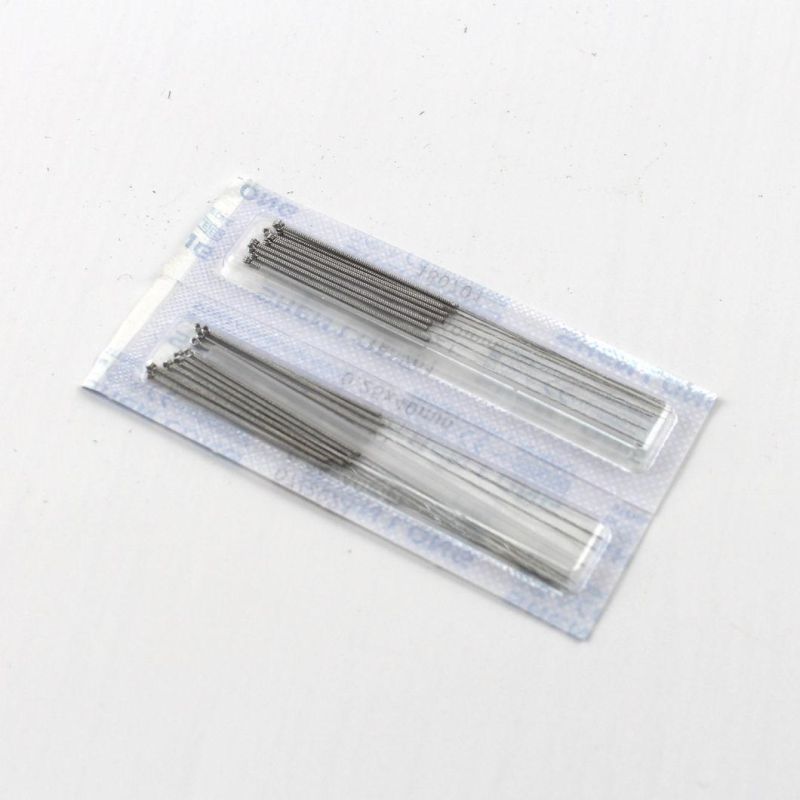 Sterile Acupuncture Needle with Steel-Wire Handle with Loop (AN010-11)