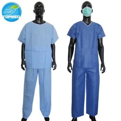 Short Sleeve Hospital Clothing SMS/ PP Patient Gown