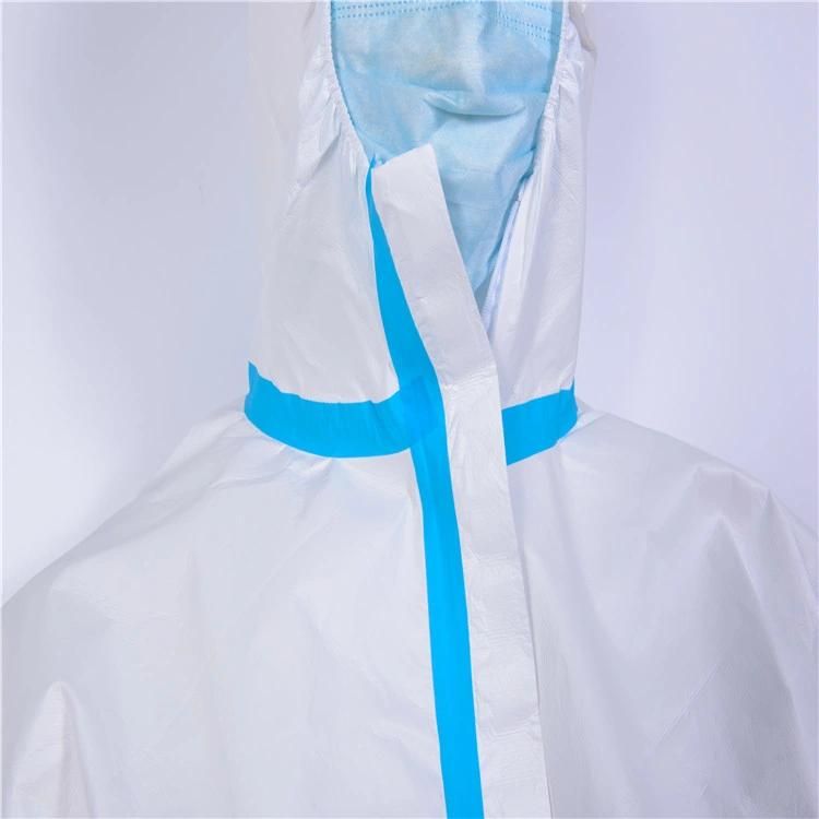 Disposable Protective Clothing with Shoe Cover Safety Coverall