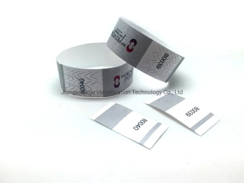 Tyvek Wristbands Event Paper Tab Wristbands