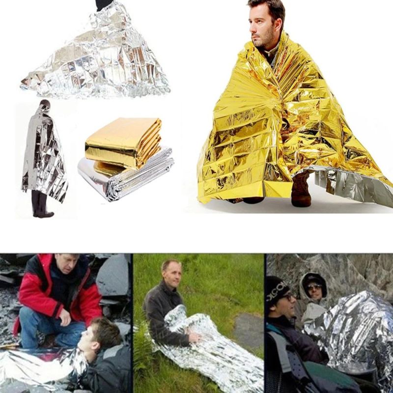 Outdoor Camping Survival Emergency Blanket Rescue Foil Blanket