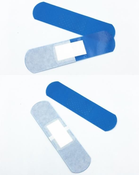 Medical Blue Metal Detectable Hypoallergenic Adhesive Wound Plaster Bandaid