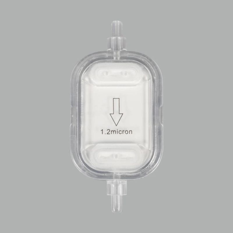 Disposable Medical Supply Automatic Stop Fluid Infusion Precision Liquid Filter