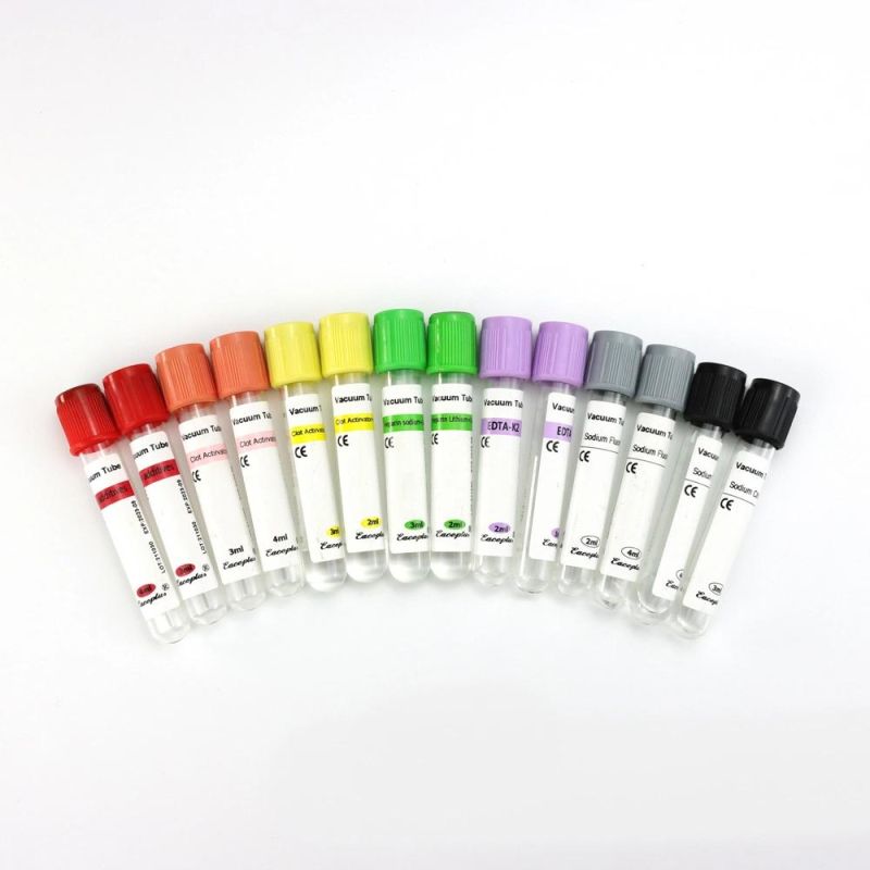 Siny High Quality Medical Supply Heparin Sodium Tubes Glass Pet Disposable Blood Collection Test Tube with CE