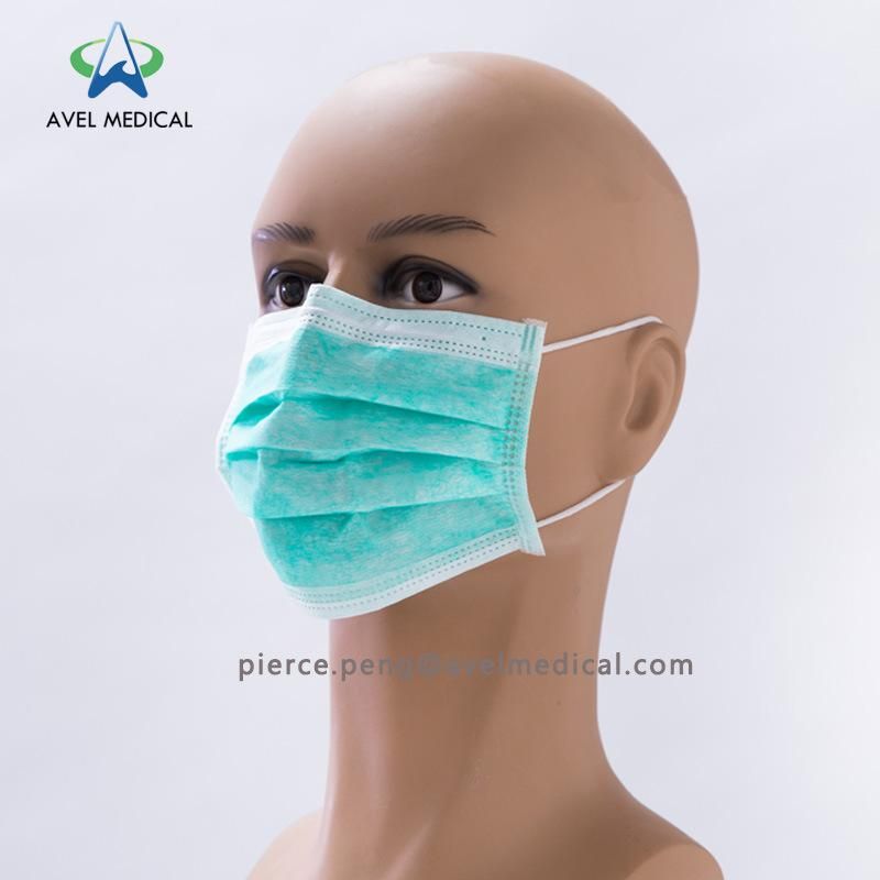 Disposable Mask 3 Layers Earloop Face Mouth Mask in