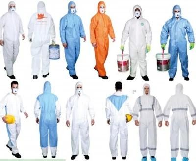 Disposable Non Woven Protective Coverall Level 56 with Hood