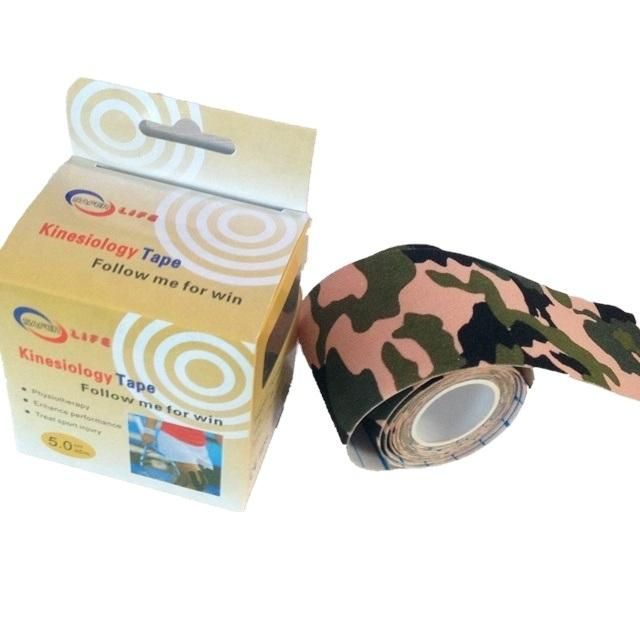 High Adhesive Camouflage Kinesio Bandage Tape Waterproof Elastic Kinesiology Tape Sport Bandage