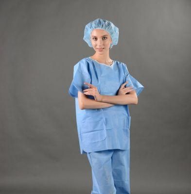 Disposable Non-Woven Hospital Clothing Patient Gown