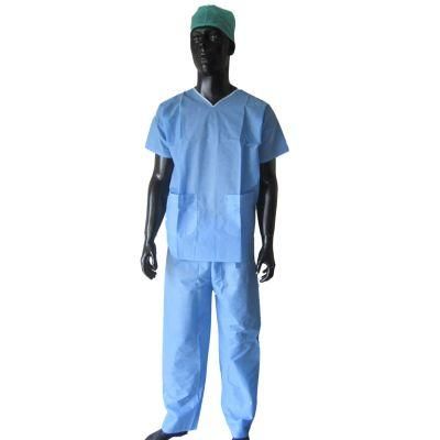 Hospital Medical Scrub Suit for Men or Women Patient Gown