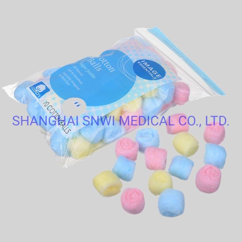 Medical Absorbent Sterilized Cotton Ball with OEM Design