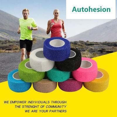 Customized High Elastic Self Adhesive Sport Cohesive Bandage Withtuv Rheinland CE