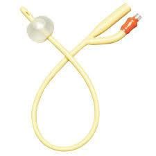 100% Medical Latex Urethral Foley Catheter 3 Way