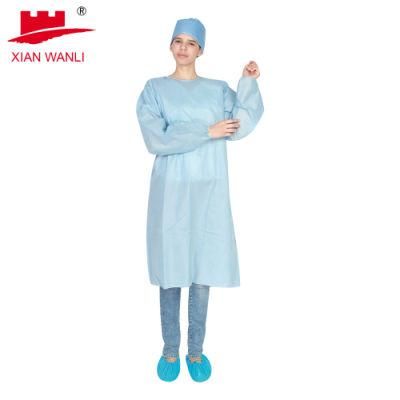 Cheap Price High Quality PPE Suit Disposable PP/PP+PE Isolation Gown