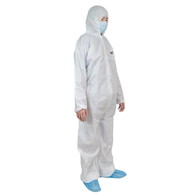 Disposable Coveralls Spp SMS Mf Nonwoven Protective Clothing Workwear