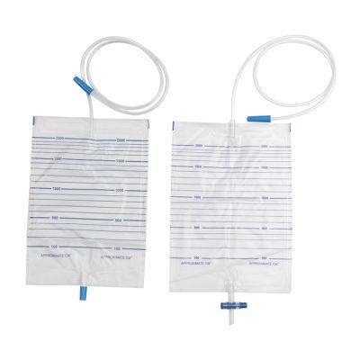 Wego CE Approved Adult Urine Collection Bag Medical Grade PVC Urine Drainage Bag Price