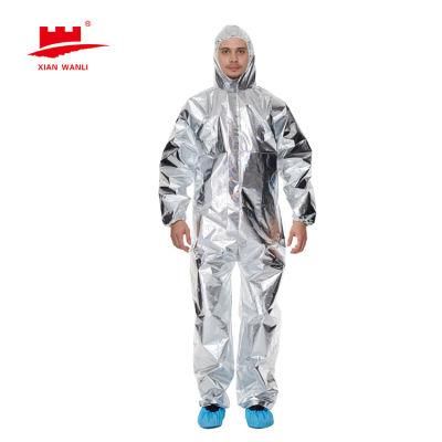 Heat Resistant Waterproof Oilproof Flame Resistant Cotton Uniform Fr Coverall for Military/Worker Heat Resistant Coverall