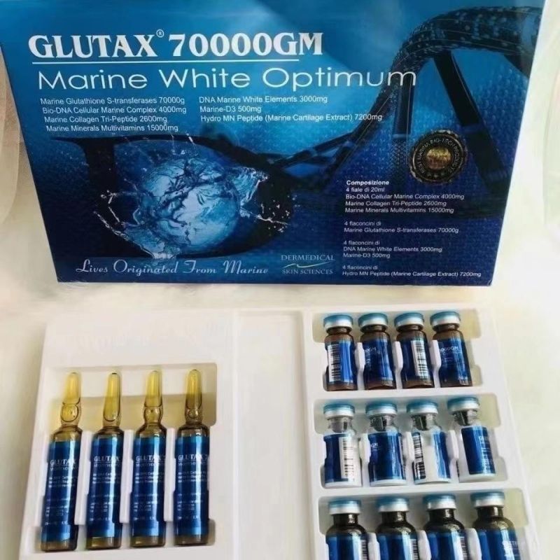 Glutax 70000GM 1800000GS Ultra Protection IV Glutathione DNA Injection for Skin Lightening Weighting Products Melsmon Laennec