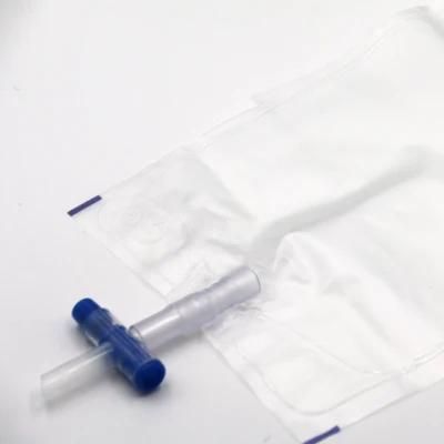 Disposable 600 Ml Dravity Drainirin Urine Bag with Twester Lock