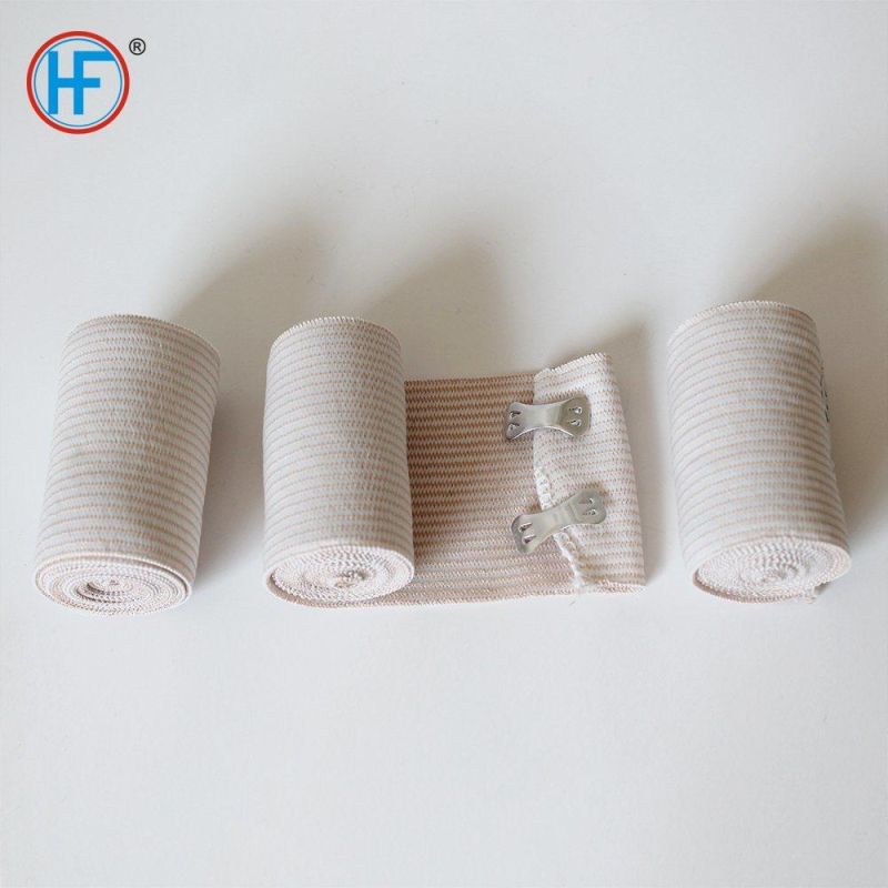 First Aid Elastic Wrap Bandage with Fasteners