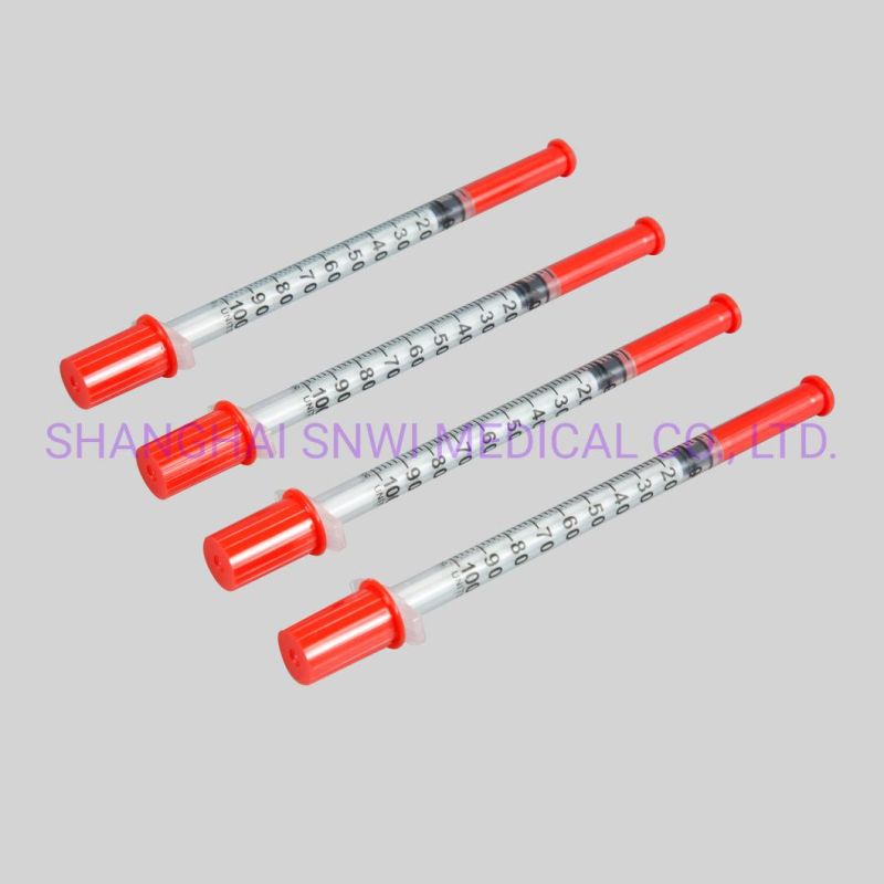 Disposable Medical Syringe Luer Slip or Luer Lock