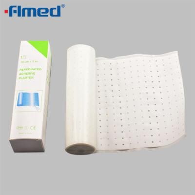 18cmx5m Zinc Oxide Adhesive Perforated Plaster Skin/White Color