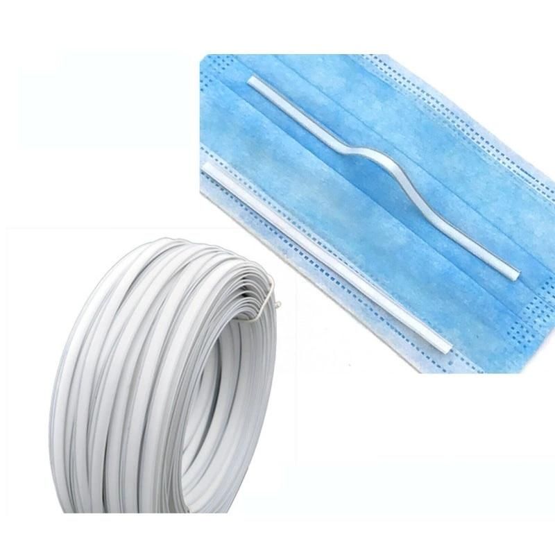 Factory Supply 3mm 4mm 5mm Nose Wire Single Core Double Core Nose Wire for Mask Material