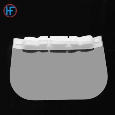 Mdr CE Approved Hengfeng All-Round Clear Plastic Face Shield with Doublt-Sided Film Valid for 3 Years