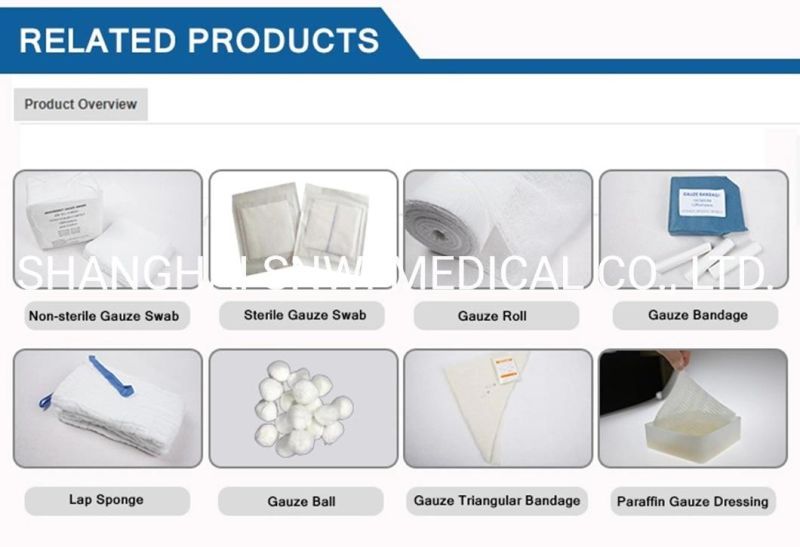 High Absorbent 100 % Cotton Medical Gauze Ball Used in Hospital