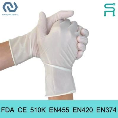 CE FDA 510K En455 Disposable Powder Free Latex Examination Gloves