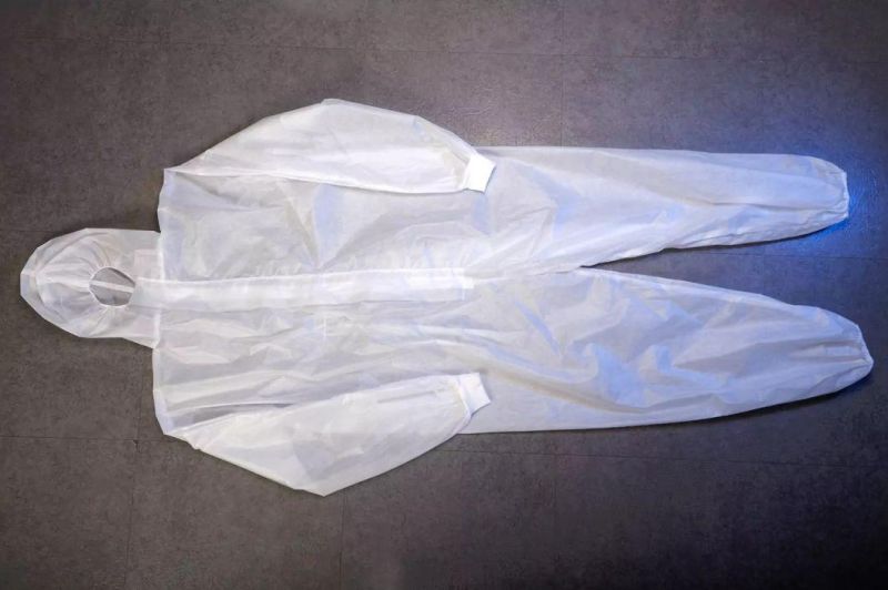 Disposable Medical White PP+PE Isolation Coverall